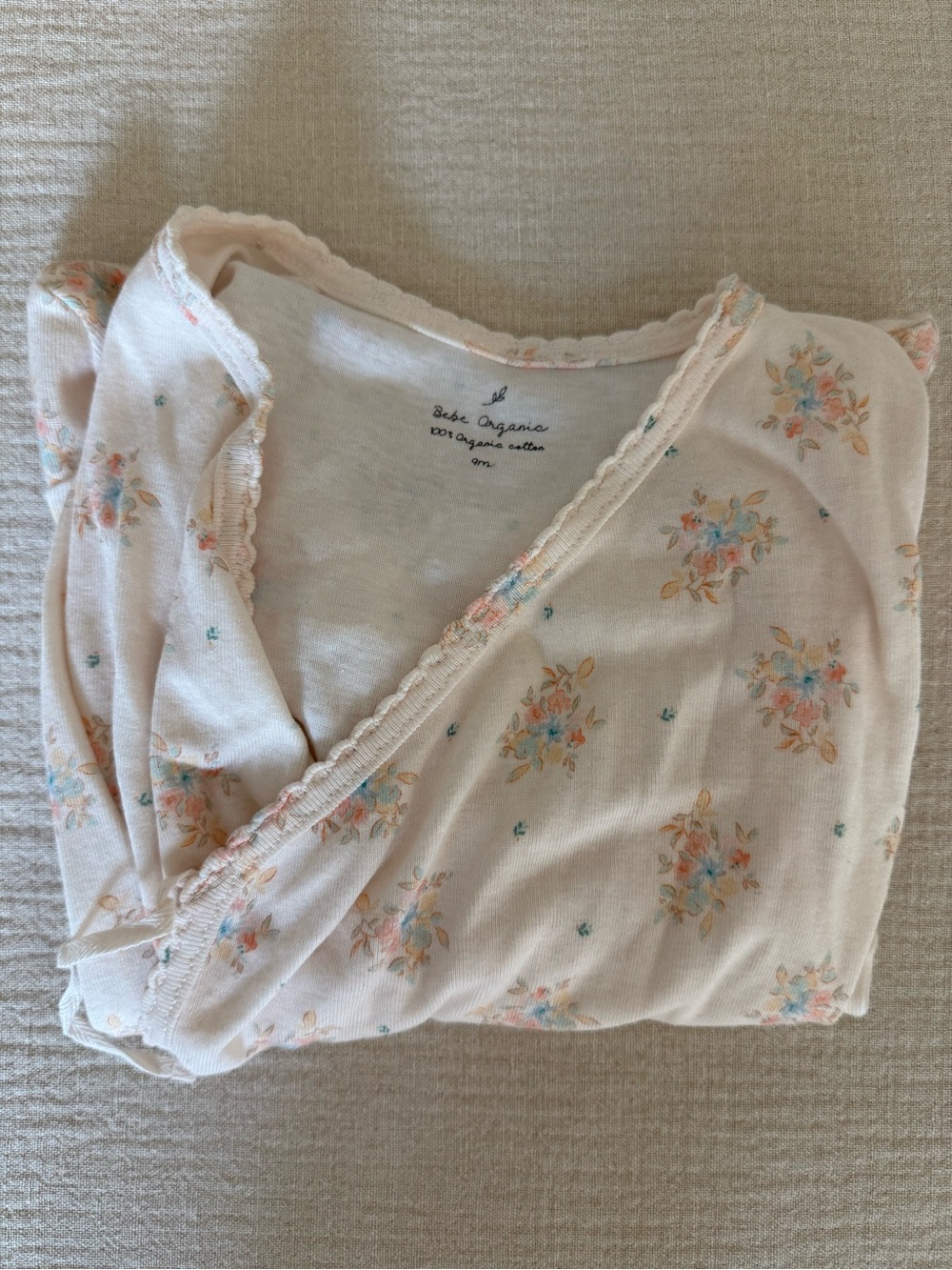 Bebe Organic floral sleeper 9m